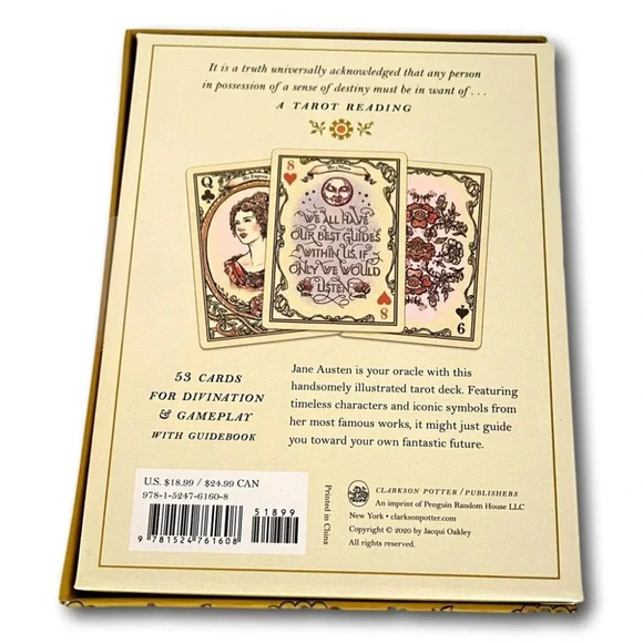 Jane Austen Penguin Tarot Cards 53 Card Deck New - Picture 3 of 5